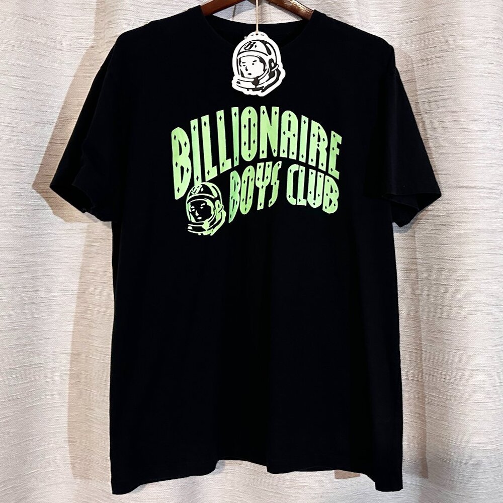 Billionaire Boys Club Glow Logo Tee with Miami Skyline Graphic